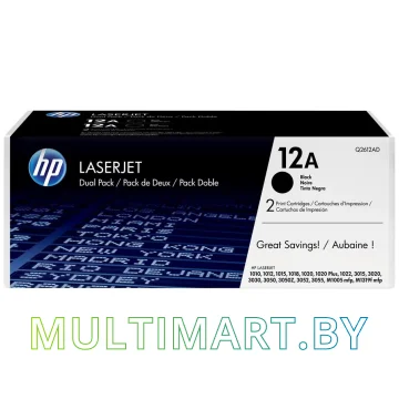 Набор картриджей HP 12A (Q2612AF)